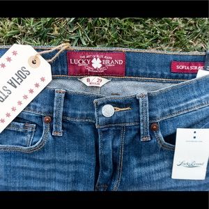 NWT** Lucky Brand Sofia Straight Jeans
